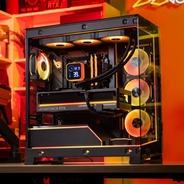 A02 Wukong Gaming PC – i5-12490F/12600KF, RTX 4060Ti/4070Ti, Black Sea View Case