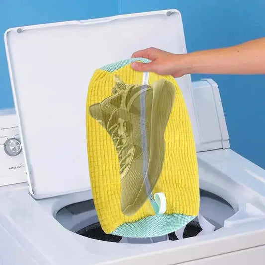 Shoes Laundry Bag Shoe Wash Bag For Washing Machine Reusable Zipper Shoe Washing Bag Sneaker Tennis Shoe Cleaner Kit Remove Dirt MOISTURIZEE INC.