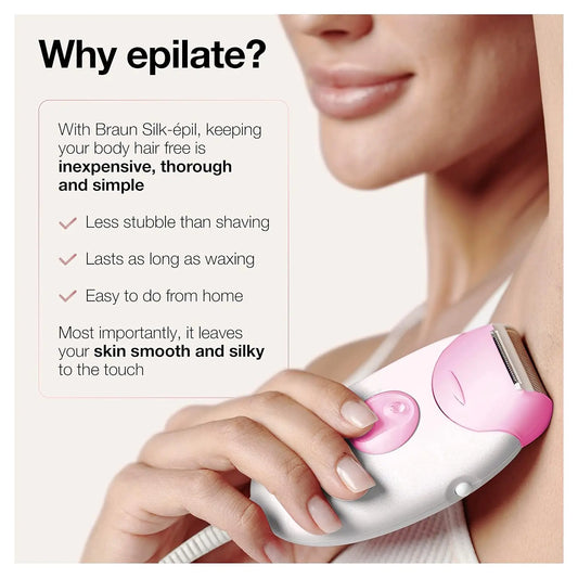 Women's Freedom Braun Epilator 2.0 MOISTURIZEE INC.